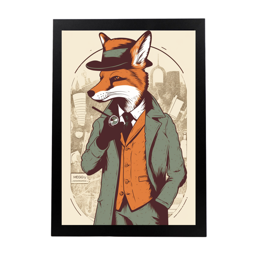 Póster del Detective Zorro