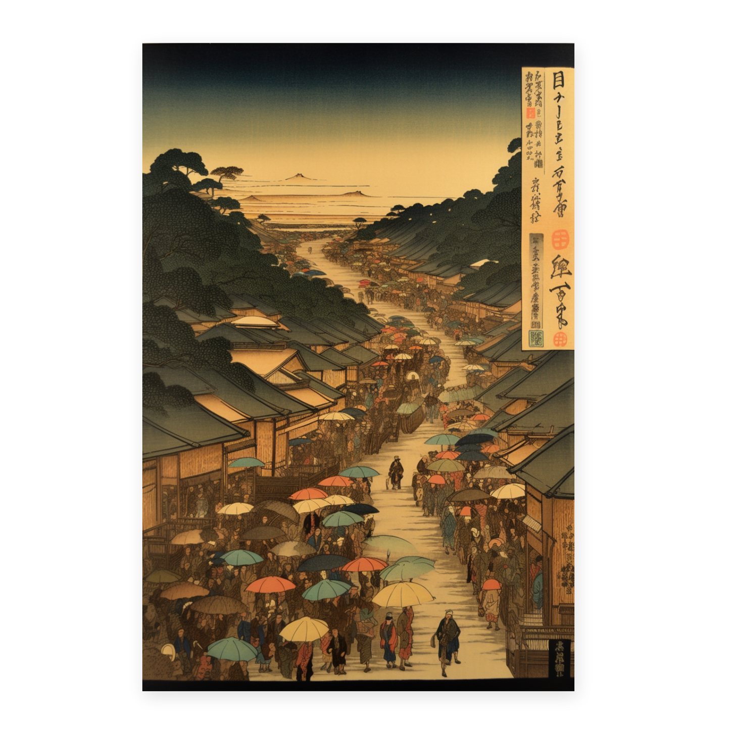 Poster detallado de Utagawa Hiroshige
