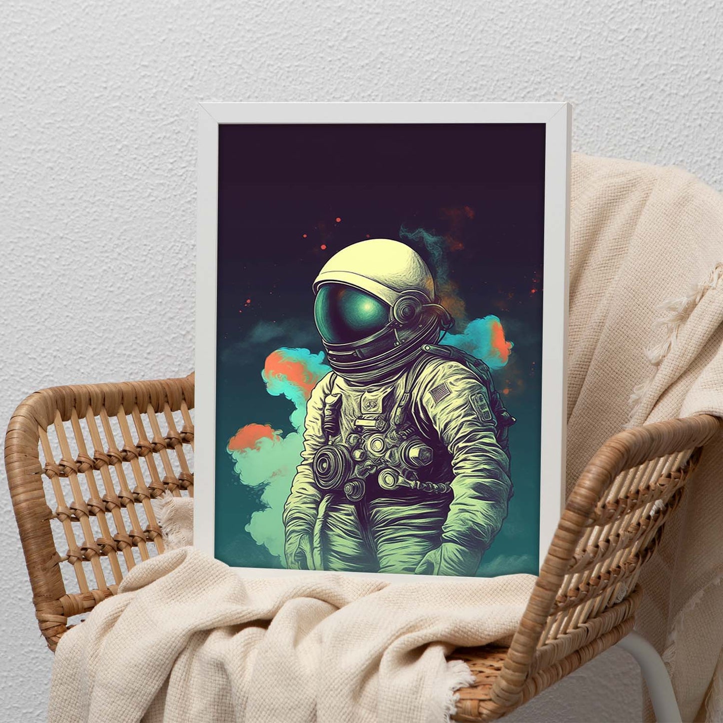 Póster Dios es un Astronauta