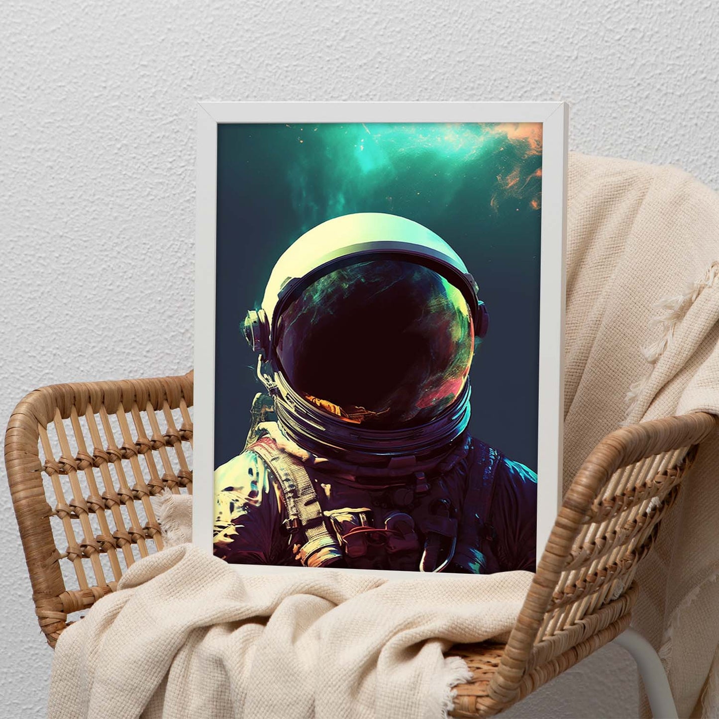 Póster: Explorando el Universo con Dios es un Astronauta
