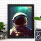 Póster: Explorando el Universo con Dios es un Astronauta