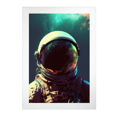 Póster: Explorando el Universo con Dios es un Astronauta