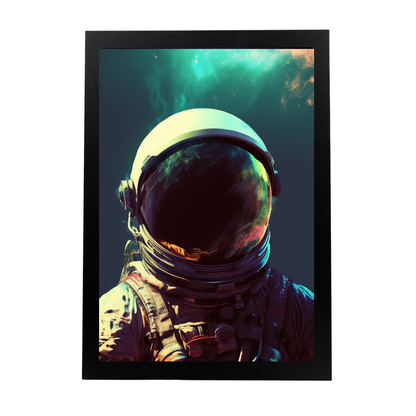 Póster: Explorando el Universo con Dios es un Astronauta