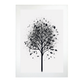 Póster Minimalista Árbol de Hojas de Alta Calidad Nacnic