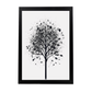 Póster Minimalista Árbol de Hojas de Alta Calidad Nacnic