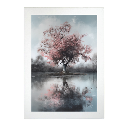 Póster El Lirio Rojo Cherry de Geh Cheng