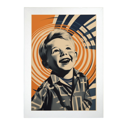 Lámina Emocionante de Niño por Alvin Lustig