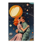 Póster Espacial de Pareja Años 60