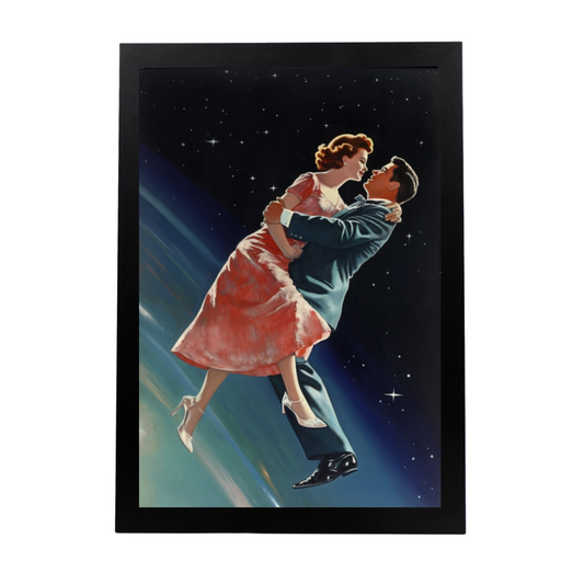 Cartel Espacio Romántico Años 60