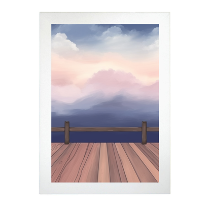 Lámina Estética de Pintura Espacial