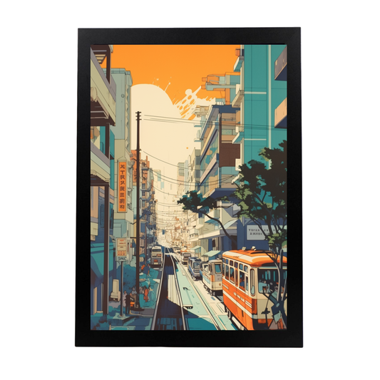 Póster Minimalista de Anuncios Años 60