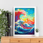 Póster Estilo Peter Max y Van Gogh