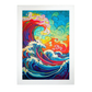 Póster Estilo Peter Max y Van Gogh