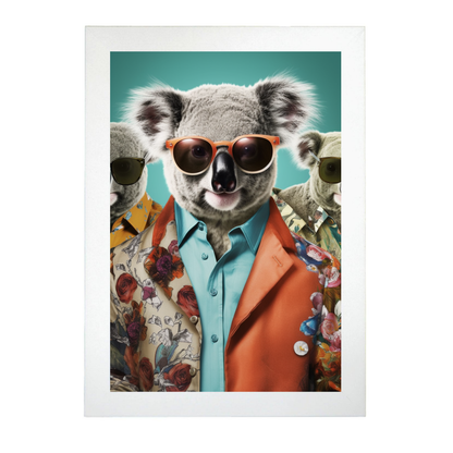 Póster Moda con Koalas