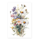 Lámina de Flores Silvestres Acuarela