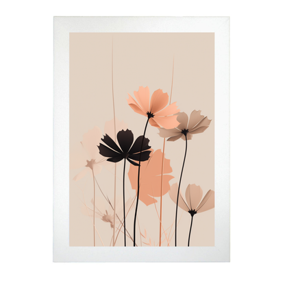 Póster de Flores Simples