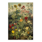 Lámina Cromolitografía Victoriana de Flores y Plantas del Prado