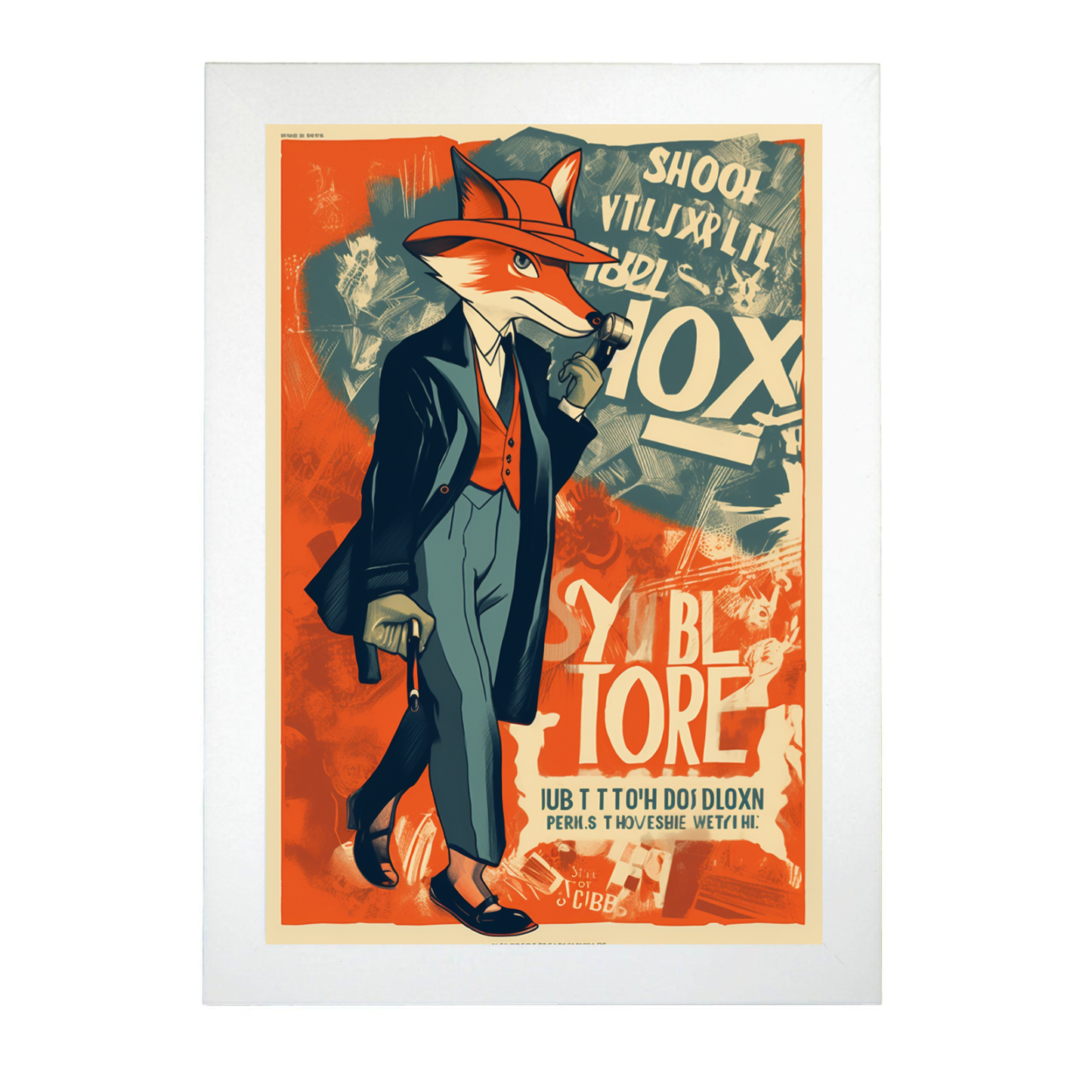 Cartel de Poster Fox Detectives