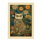 Póster Gatito en Jardín estilo Ryo Takemasa y Wu
