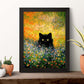 Póster del Gato Negro en el Jardín