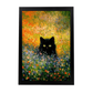 Póster del Gato Negro en el Jardín