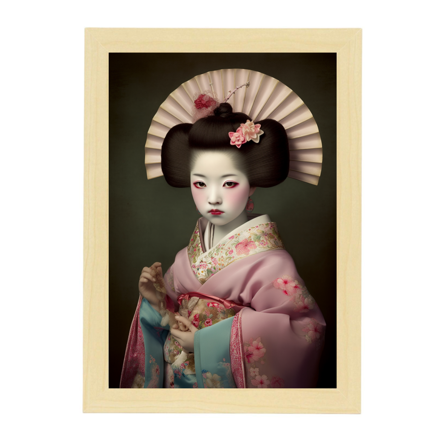 Póster Geisha Japonesa
