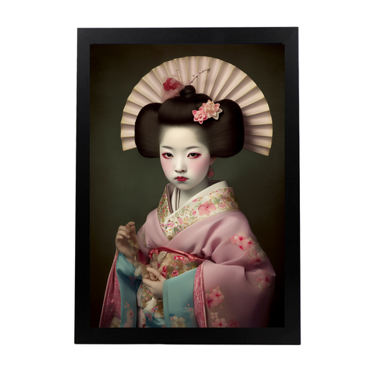 Póster Geisha Japonesa
