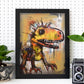 Póster Happy DINOSAUR estilo Basquiat