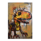 Póster Happy DINOSAUR estilo Basquiat