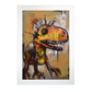Póster Happy DINOSAUR estilo Basquiat