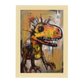 Póster Happy DINOSAUR estilo Basquiat