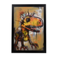 Póster Happy DINOSAUR estilo Basquiat