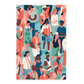 Poster de Ilustración Digital de Personas Coloridas