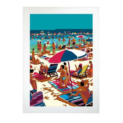 Póster de Ilustración Digital de Personas