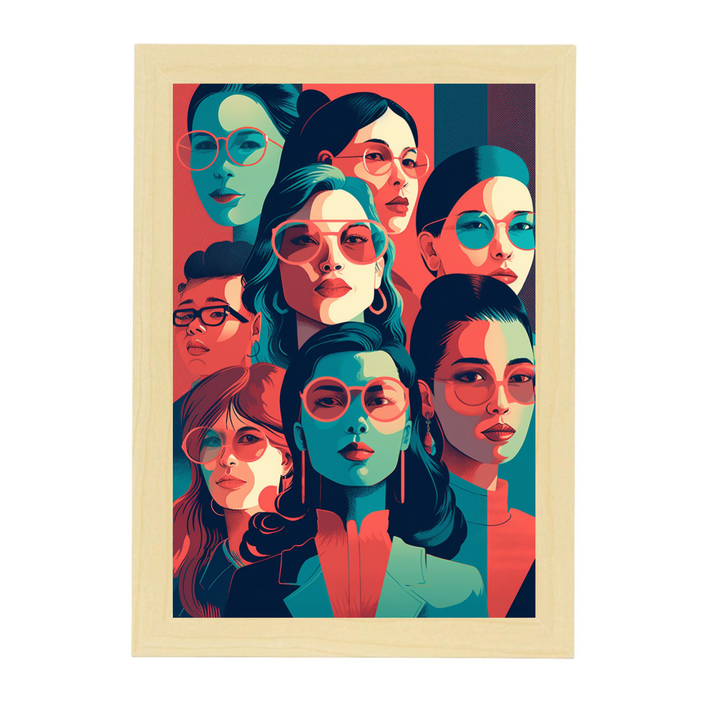 Poster Ilustrado de Mujeres con Estilo