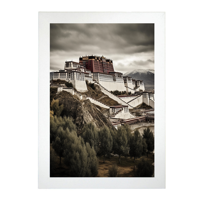 Póster Ilustrado del Palacio de Potala
