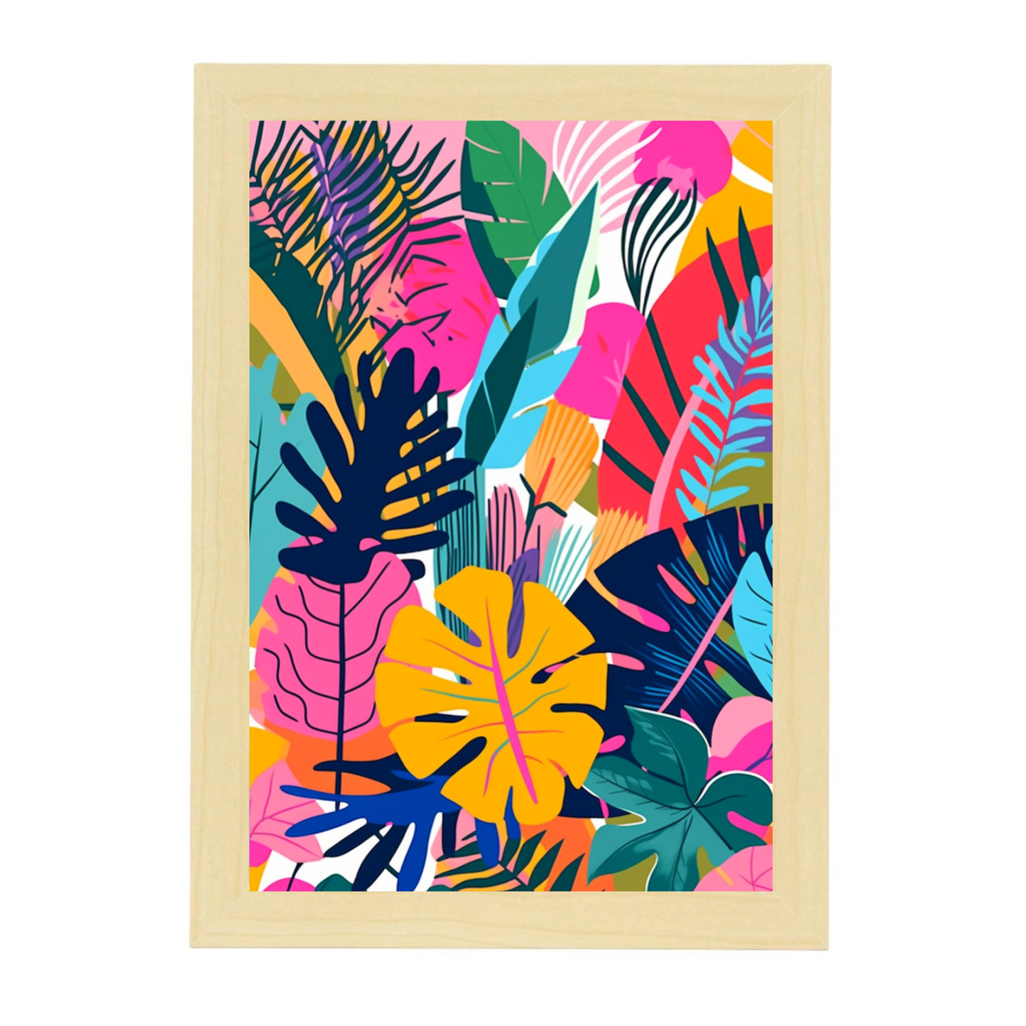 Lámina Ilustrada de Selva Tropical