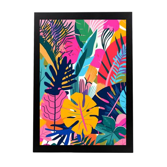 Lámina Ilustrada de Selva Tropical