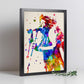 Poster imagen de Janis Joplin. Posters con diseño acuarela de famosos, actores, músicos-Artwork-Nacnic-Nacnic Estudio SL