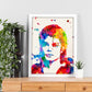 Poster imagen de Michael jackson. Posters con diseño acuarela de famosos, actores, músicos-Artwork-Nacnic-Nacnic Estudio SL