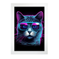Póster Vaporwave Impuesto Gato