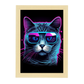 Póster Vaporwave Impuesto Gato