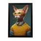 Póster de Gato Vestido con Suéter
