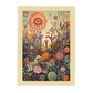 Póster Jardín Juguetón Letra O