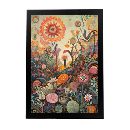 Póster Jardín Juguetón Letra O