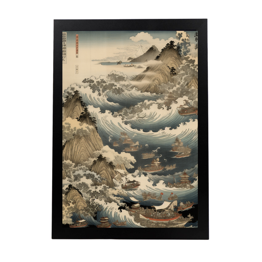 Póster de Katsushika Hokusai