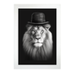 Póster León Señor en Blanco y Negro
