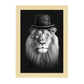 Póster León Señor en Blanco y Negro