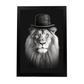 Póster León Señor en Blanco y Negro