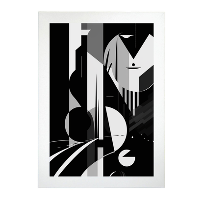 Póster Abstracto Minimalista